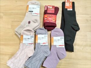 実際にシーズン外に買った靴下の画像
