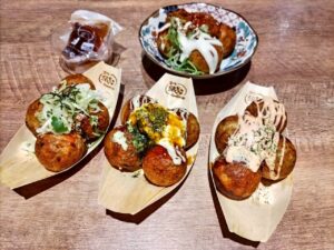 実際注文したたこ焼き4種類