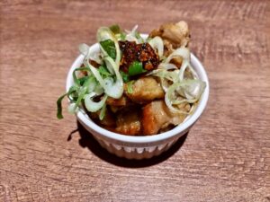 実際注文した鳥ハラミポン酢